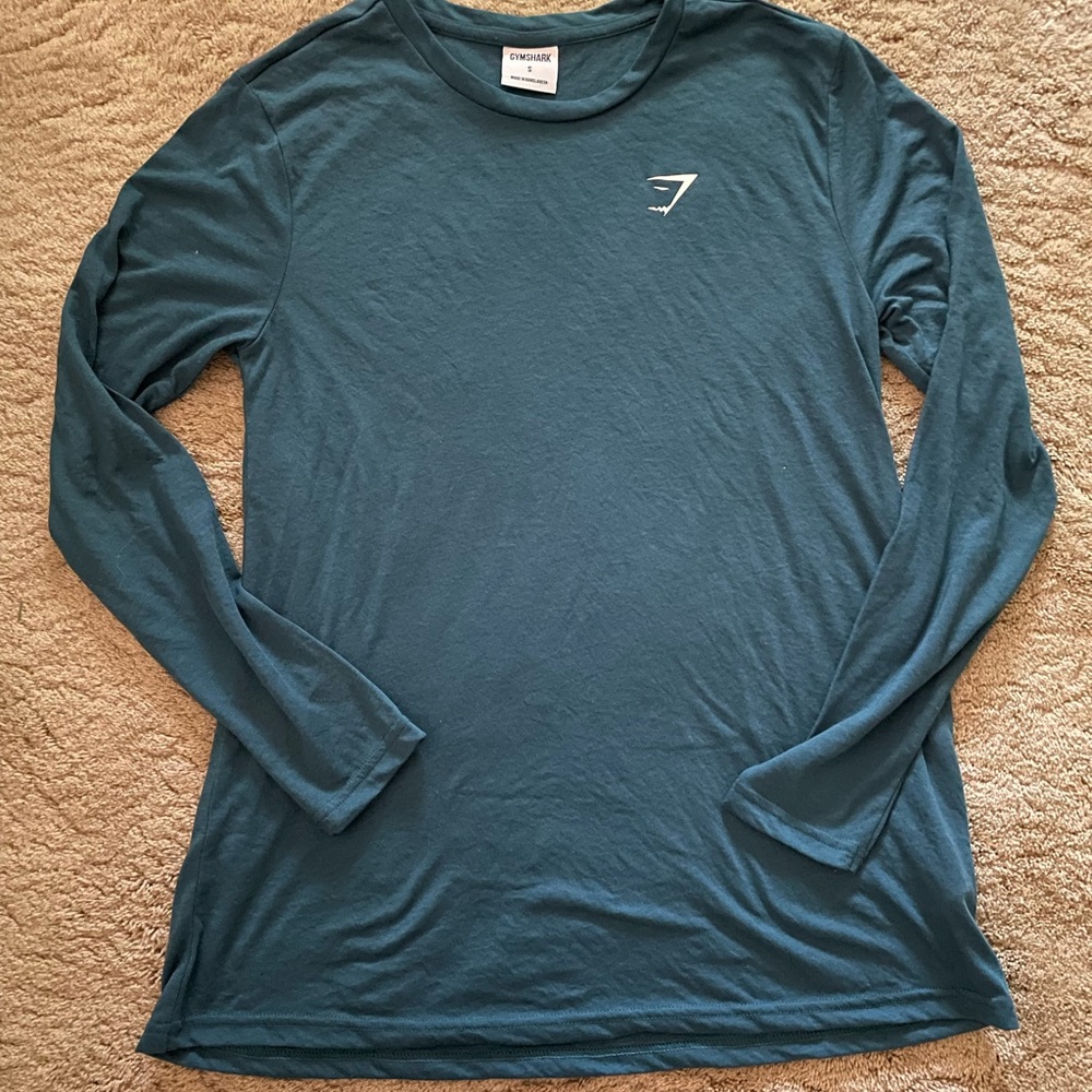 Gymshark women’s Deep Teal Long Sleeve Tee size small